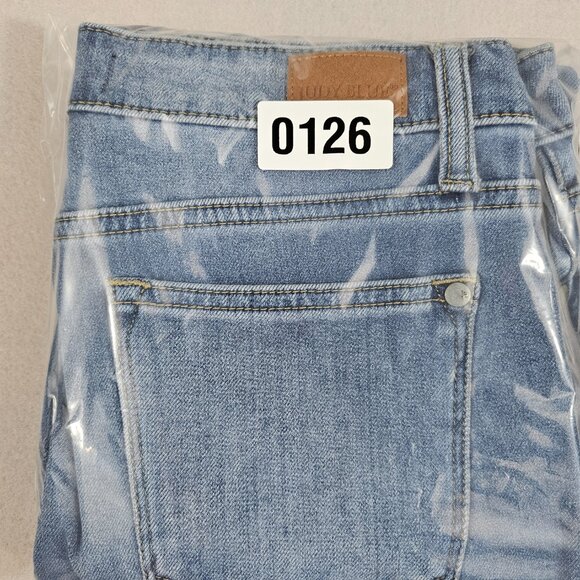 Judy Blue Jeans Womens 7/28 Blue Denim Skinny Fit Mid Rise Designer - Picture 14 of 14